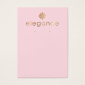 Écran Porte-oreille Rose Pastel Gold Logo (Devant)
