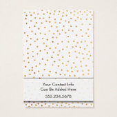 Écran Porte-oreilles du logo Faux Gold Confetti (Dos)