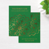 Écran Porte-oreilles Gold Mandala & Deep Green (Bureau)