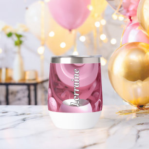 Écran rose 3D personnalisable