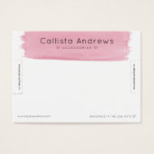 Écran rose blanc Aquarelle Bracelet (Devant)