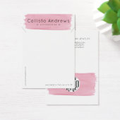 Ecran rose blanc couleur d'aquarelle Bruxelles (Bureau)