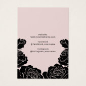 Écran rose Floral Elevage Collier Bijoux (Dos)