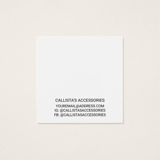 Écran simple à bordure noire en noir (Dos)