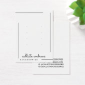 Ecran Simple Blanc Bordure Noire Boucles d'oreille (Bureau)