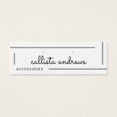 Ecran Simple Blanc Bordure Noire Boucles d'oreille (Devant)