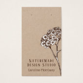 Écran simple d'oreille bijouterie carte rustique (Devant)