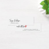 Écran stylish Script Made Love Heart Écouter (Bureau)