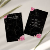 Écran vintage en marbre fleuri