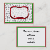 Écrans de neige avec étiquette de ruban rouge (Devant / Derrière)