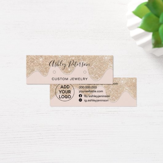 Écrans de parties scintillant en or chic des goutt (Bureau)