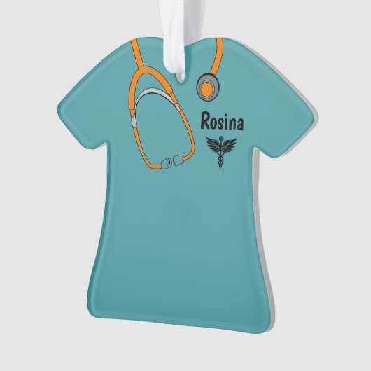 Écrans Médicales modifiables Caduceus Nom Noël (devant)