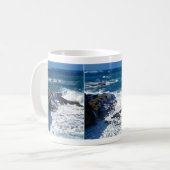Écrasement Des Vagues Série D'Images Café Mug (Devant gauche)