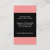 Écrasez-le ! ~ Cartes de visite monogrammes (Dos)