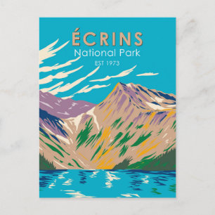 Ecrins National Park Dauphine Alps Frankrijk Briefkaart