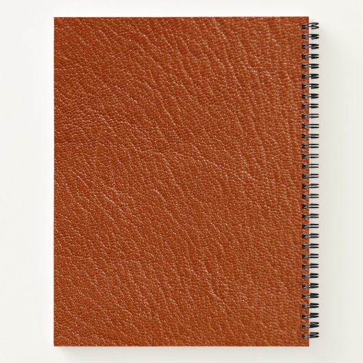 Écrire dans le style : Carnets spiraux personnalis (Dos)