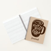Écrire son journal avec du café (Intérieur)