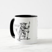 Écrire une tasse de café avec inspiration Alien (Devant gauche)