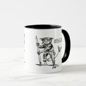 Écrire une tasse de café avec inspiration Alien (Devant droit)