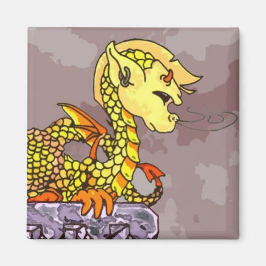 Écris Le Magnet Dragon Bébé (Devant)