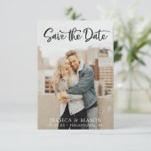 Écrit à la main Enregistrer la carte de date - Enr (Debout devant)