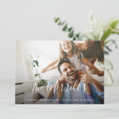 Écrit avec Élégance | Carte de Vœux de Fêtes (Debout devant)