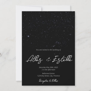 Écrit dans le Faire-part de mariage des étoiles