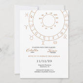 Écrit dans le jeu de Faire-part de mariage Stars (Devant)