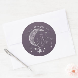 Écrit dans le Sticker Constellation des étoiles