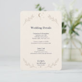 Écrit dans les Étoiles Invitation de Mariage Céles (Debout devant)
