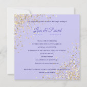 Écrit Dans Les Étoiles Mariage & Invitation De Réc (Devant)