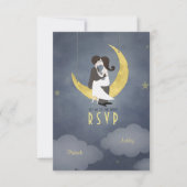 Écrit dans les étoiles Mariage RSVP Invitation (Devant)