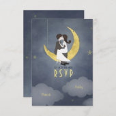 Écrit dans les étoiles Mariage RSVP Invitation (Devant / Derrière)