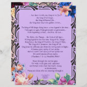 Écrits de route étroite papier personnalisé (Devant / Derrière)