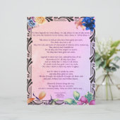 Écrits de route étroite papier personnalisé (Debout devant)