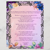 Écrits de route étroite papier personnalisé (Devant / Derrière)