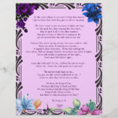 Écrits de route étroite papier personnalisé (Dos)