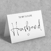 Écriture À mon futur mari Mariage plié