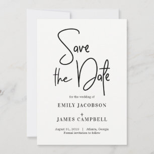 Écriture Amusante Enregistrer La Carte Date