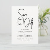 Écriture Amusante Enregistrer La Carte Date (Debout devant)