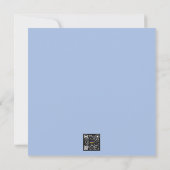 Écriture Baby Boy Carte Faire-part Cet enfant 1 (Dos)