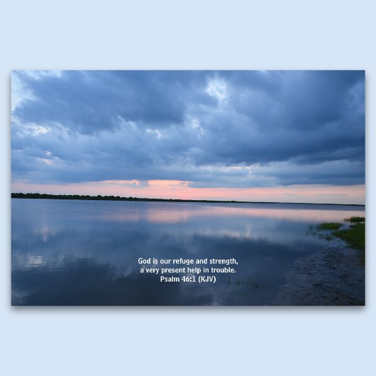 Écriture Bible Verse Poster - 36 x 24 Christian