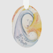 Écriture biblique Vierge et Nativité de l'enfant (devant)