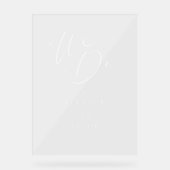 Écriture Calligraphique Chic Nous Faisons Mariage (Recto)