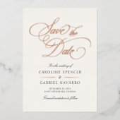 Écriture Calligraphique Formel Faire-Part de Maria (Recto)