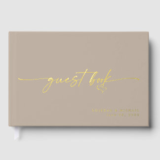 Écriture calligraphique moderne taupe pour photo d