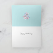 Écriture Carte d'anniversaire (Intérieur)