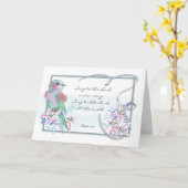 Écriture Carte d'anniversaire (Fleur jaune)