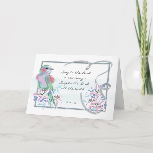 Écriture Carte d'anniversaire (Devant)