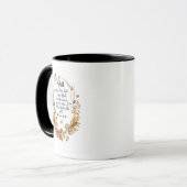 Écriture chrétienne Café Mug (Devant gauche)